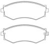 AISIN ASN-197 Brake Pad Set, disc brake